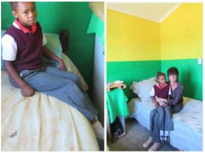 November 2016: "Mijn droom is om mijn kamer te schilderen in mijn favoriete kleuren"