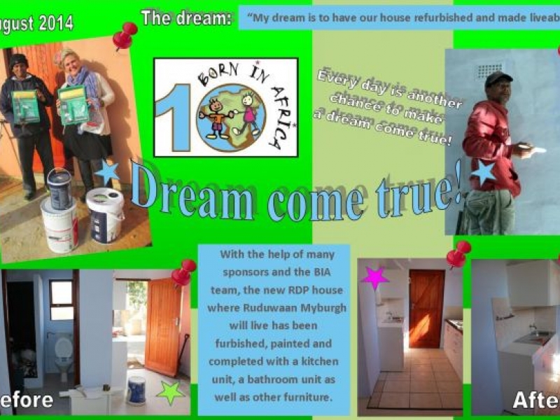 August 2014 - My dream is to have our new house furbished