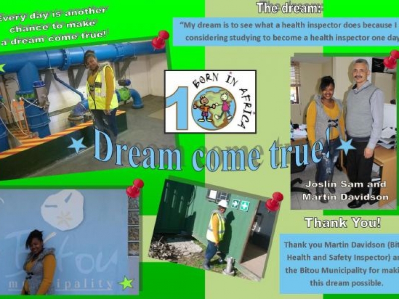 July 2014 - To experience what a health inspector does