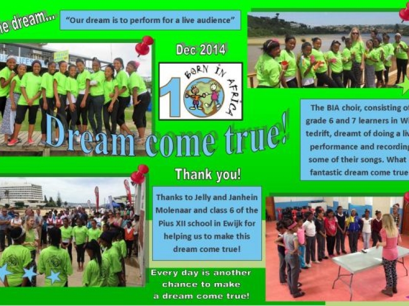 December 2014 - To perform for a live audience