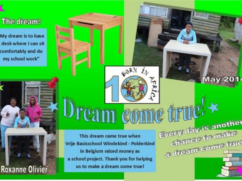 May 2014 - To have my own desk