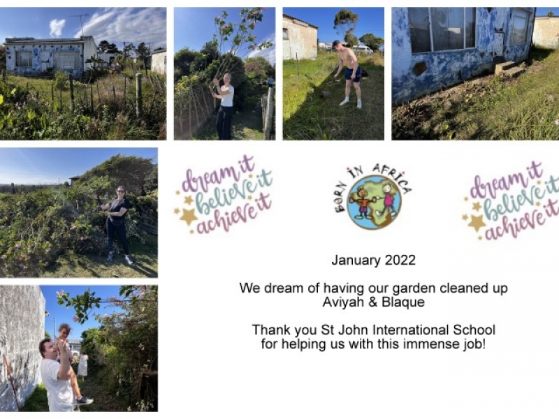 January 2022- Garden clean-up