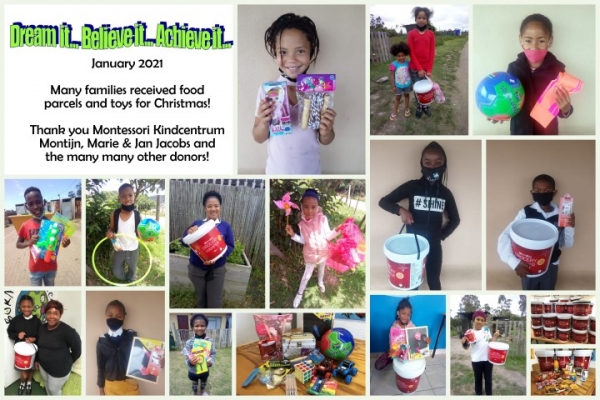 1. food parcels and toys Small