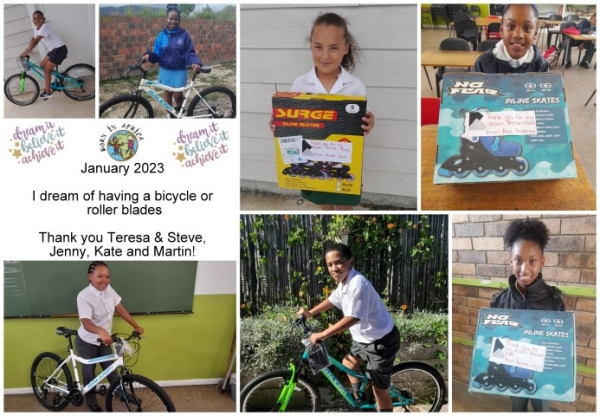 1. bikes and rollerblades Teresa Small